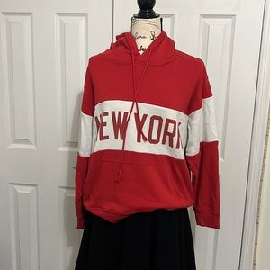 Red New York Hoodie